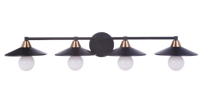 Steel Disk Shade Vanity Light