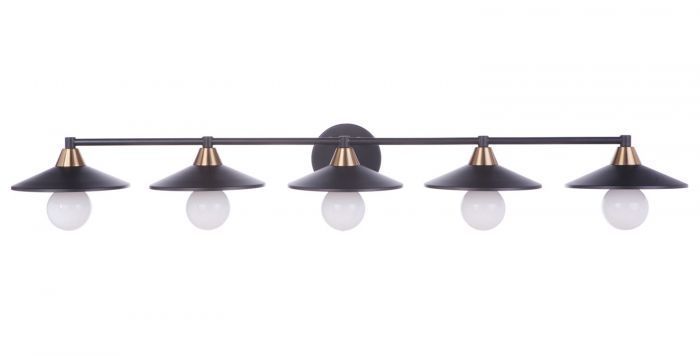 Steel Disk Shade Vanity Light