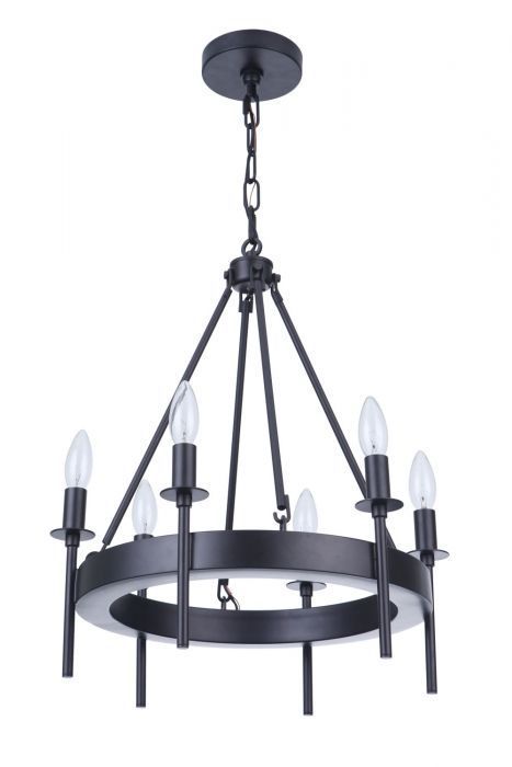 Steel Ring Frame Candle Pendant / Chandelier