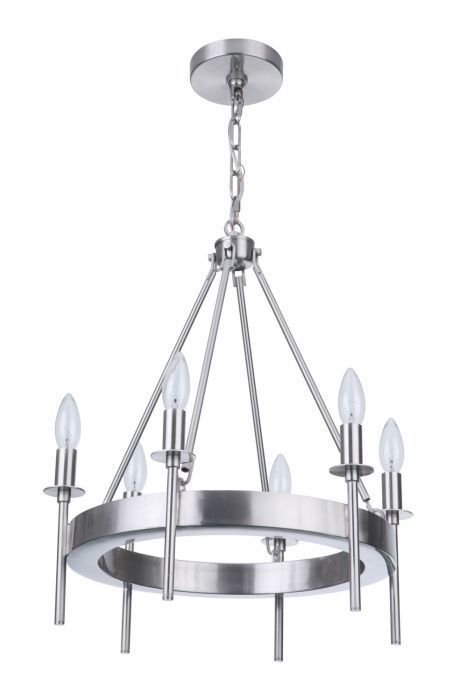 Steel Ring Frame Candle Pendant / Chandelier