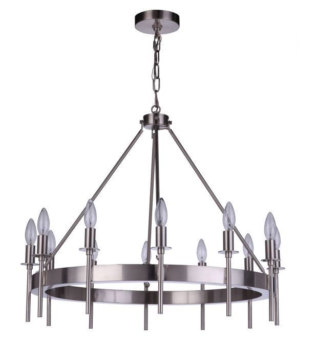 Steel Ring Frame Candle Pendant / Chandelier