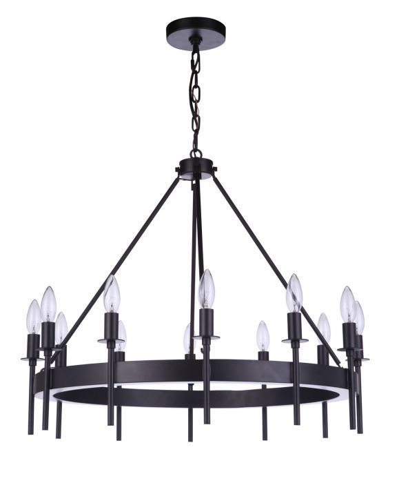 Steel Ring Frame Candle Pendant / Chandelier