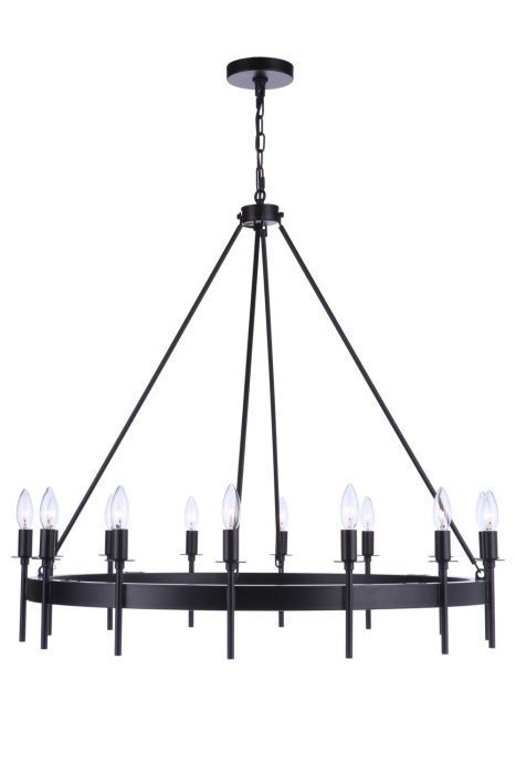 Steel Ring Frame Candle Pendant / Chandelier