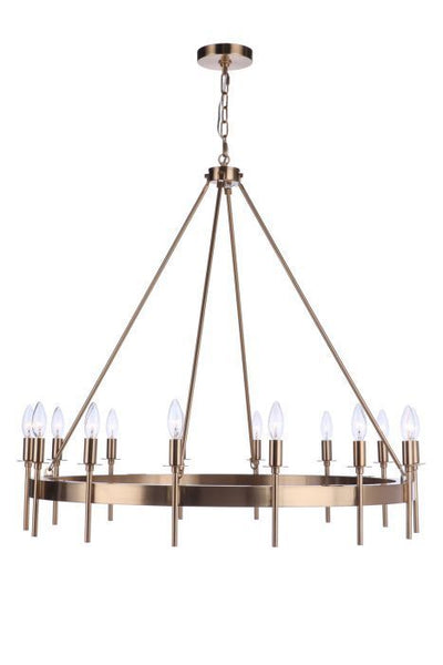 Steel Ring Frame Candle Pendant / Chandelier