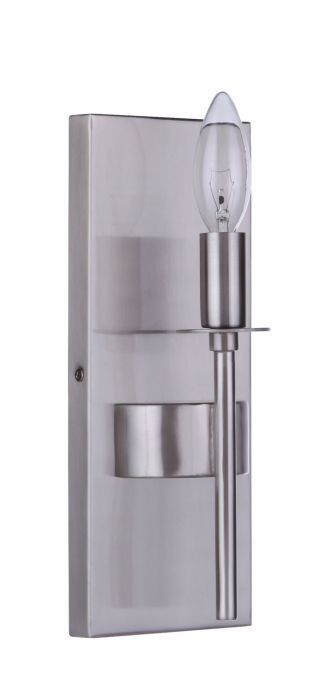 Steel Rectangular Frame Candle Light Wall Sconce
