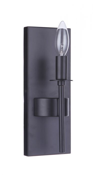 Steel Rectangular Frame Candle Light Wall Sconce