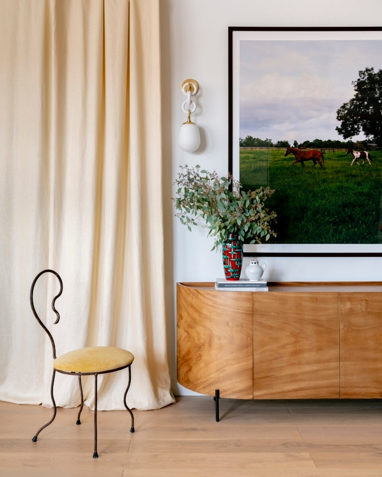 Aged Brass and Textured White Frame with White Glass Shade Wall Sconce