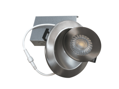 LED 4" Multi Directional Gimbal 5 CCT Air Tight and Fire Rated