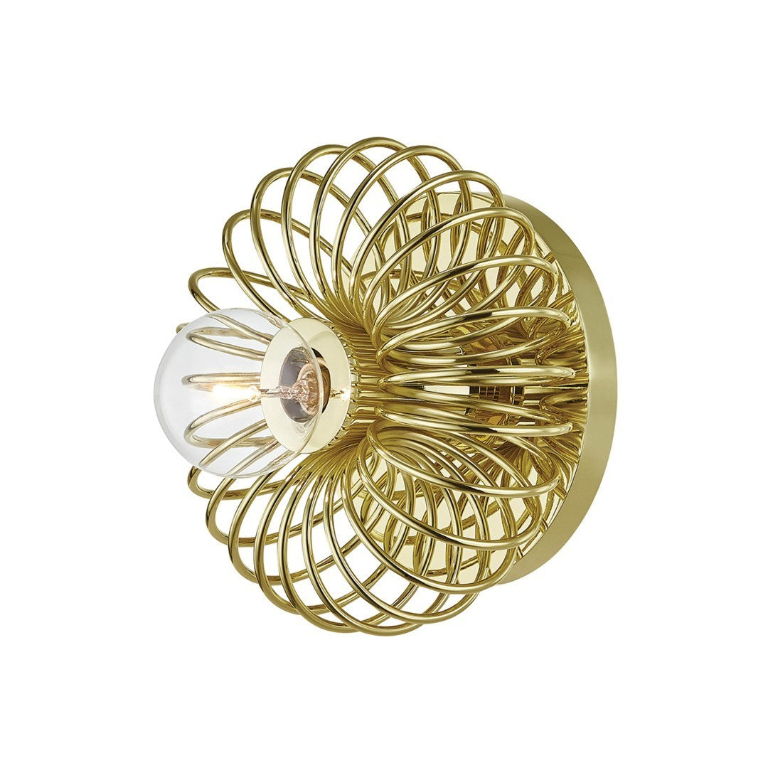 Steel Ring Frame Round Wall Sconce