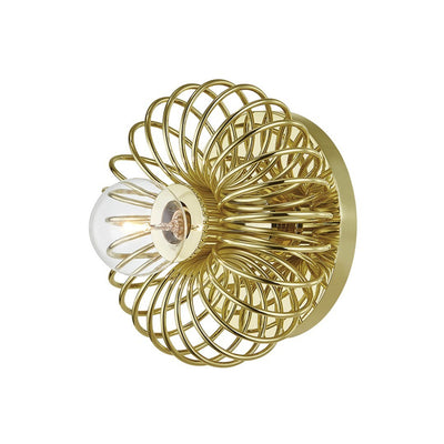 Steel Ring Frame Round Wall Sconce