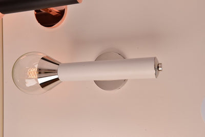 Steel Cylindrical Frame Wall Sconce