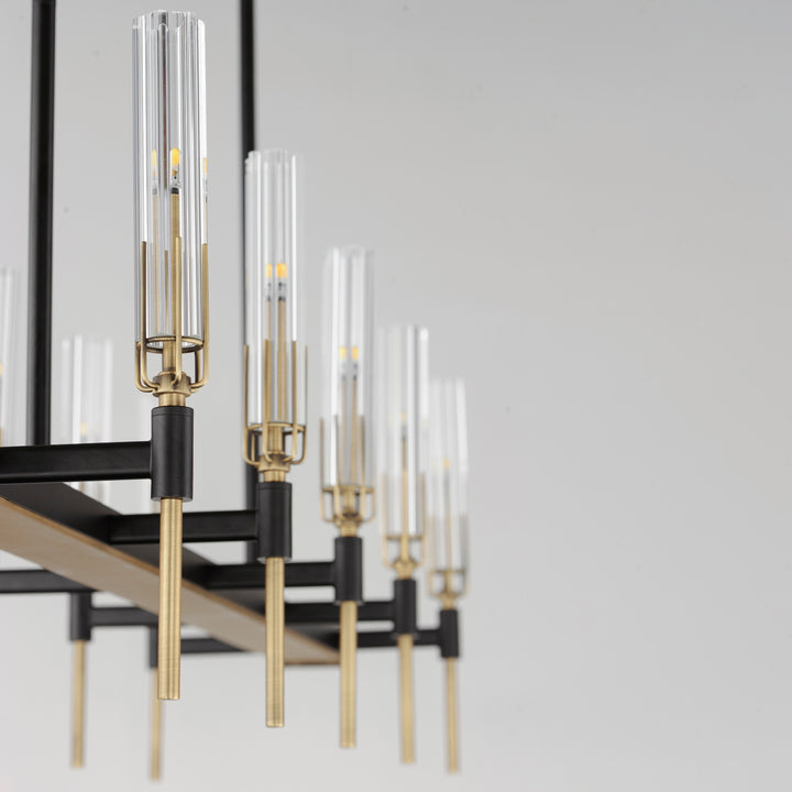 Flambeau 10-Light Linear LED Chandelier by Maxim Lighting - view 4