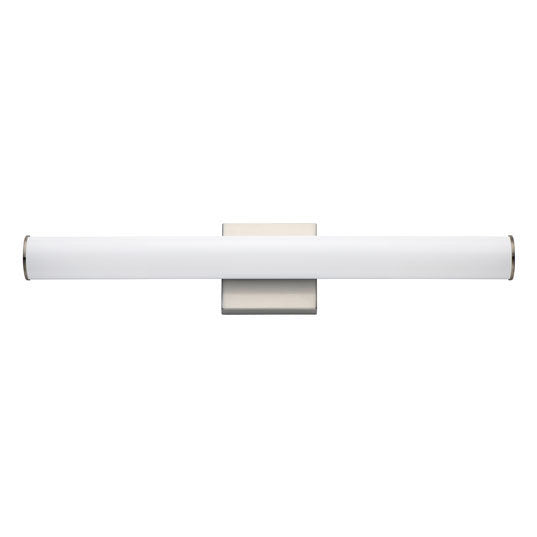 Steel Frame with Tubular Shape Acrylic Diffuser Color Selectable Vanity Light