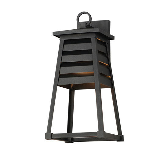 Shutters Outdoor Wall Sconce in Black by Maxim Lighting