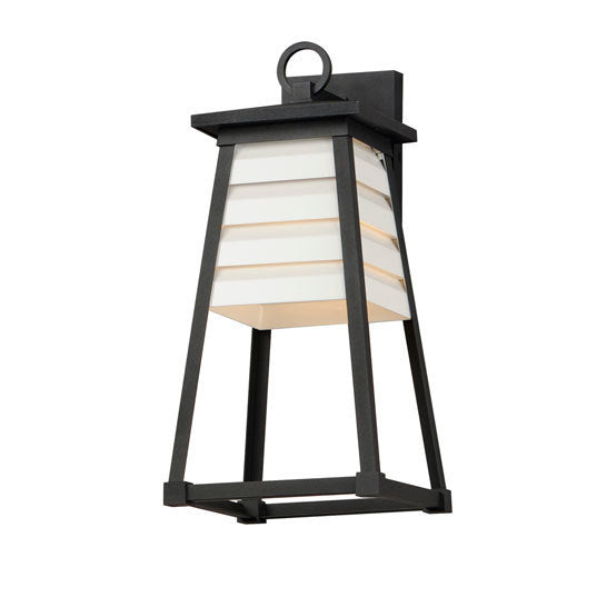 Shutters Outdoor Wall Sconce in White by Maxim Lighting