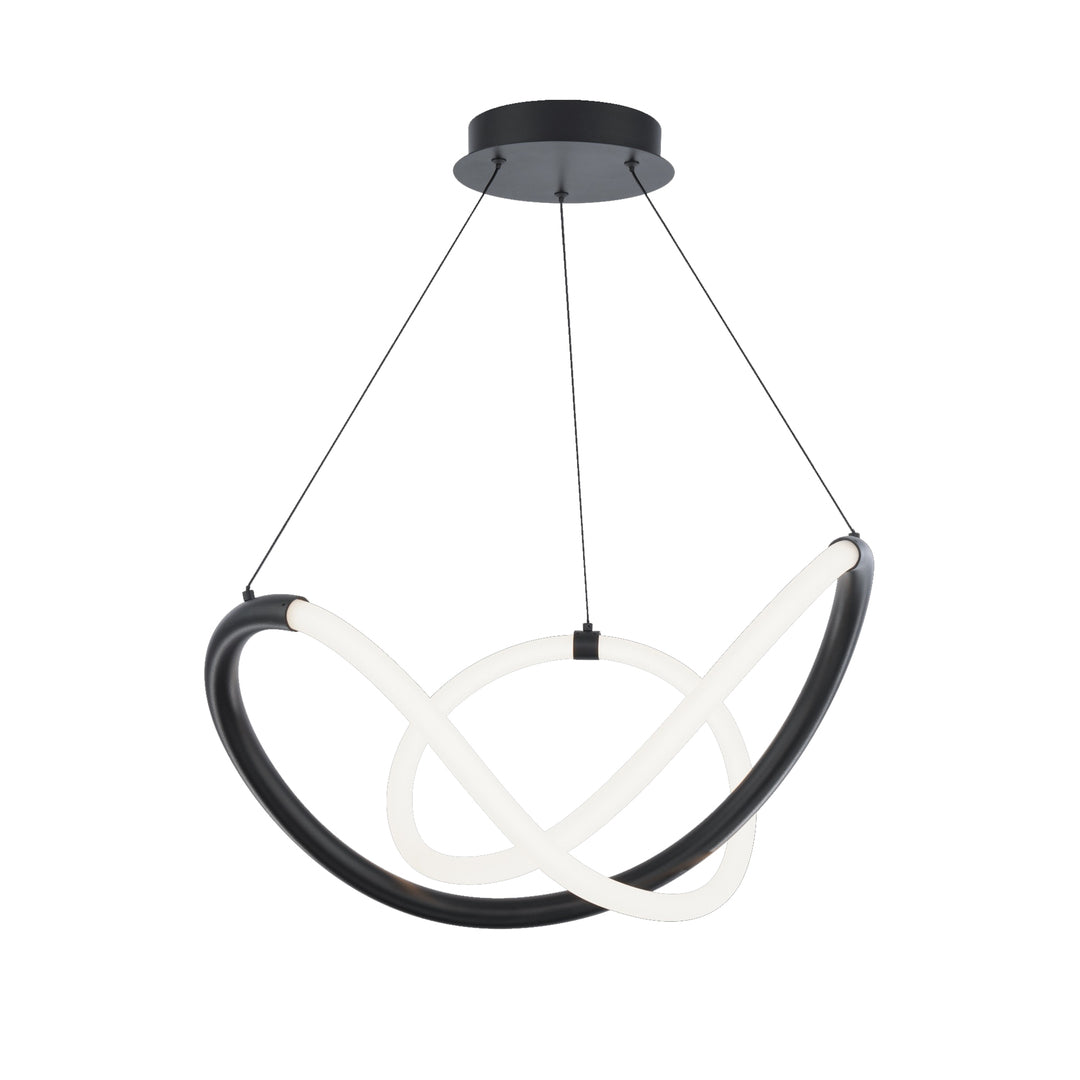 Steel Curley Frame with Acrylic Diffuser Pendant