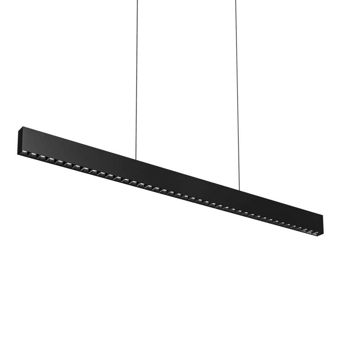 LED Black Frame Minimalist Multi Spot Linear Pendant