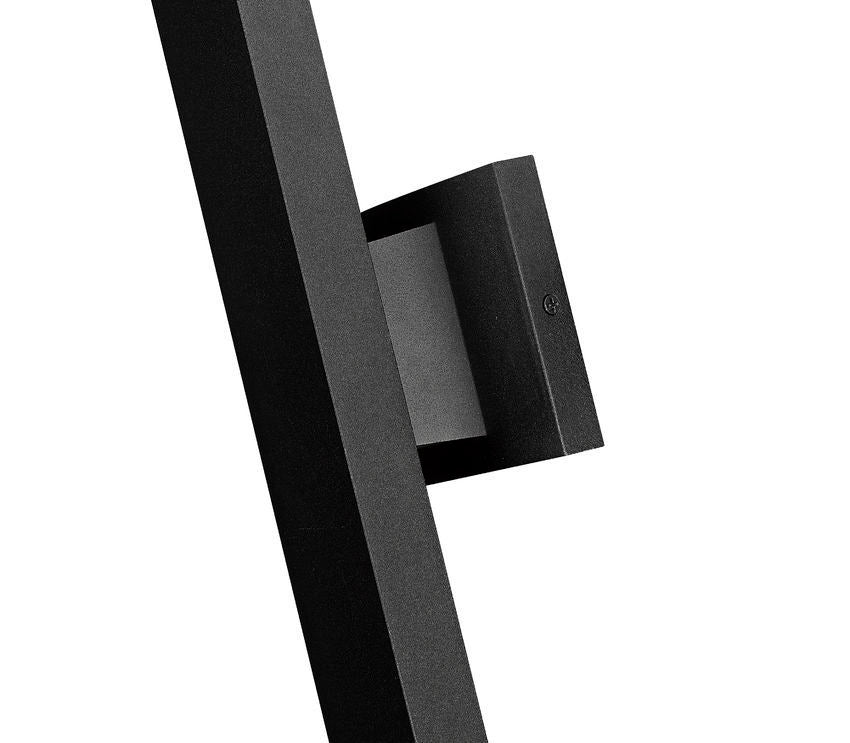 LED Black Rectangular Frame Outdoor Wall Sconce