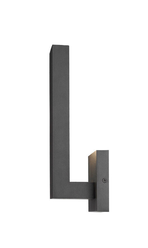 LED Steel Rectangular Frame Outdoor Wall Sconce