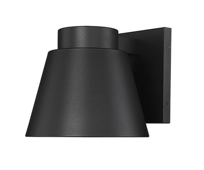 LED Steel Frame Conical Shade Outdoor Wall Sconce