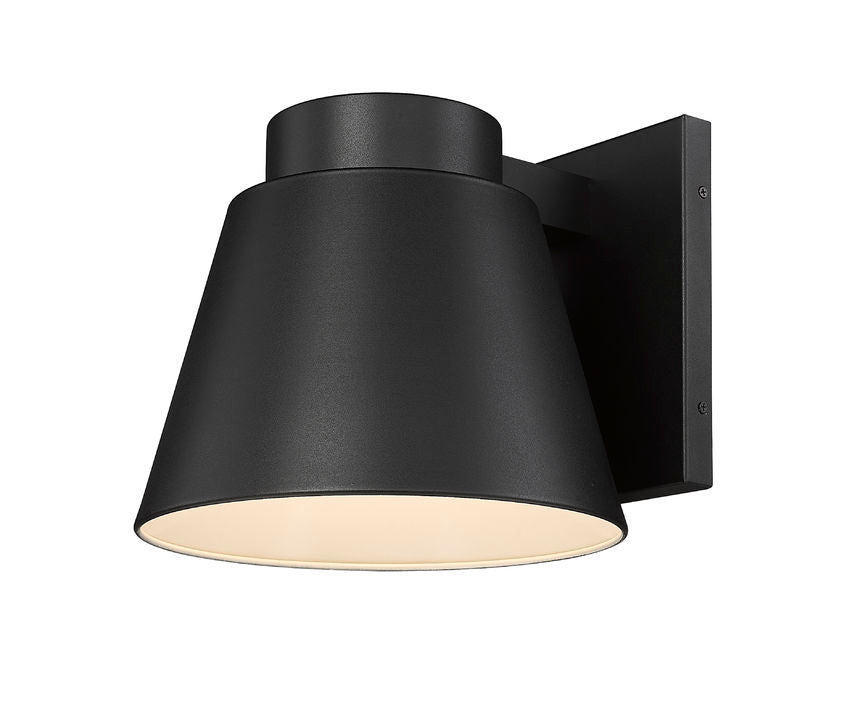 LED Steel Frame Conical Shade Outdoor Wall Sconce