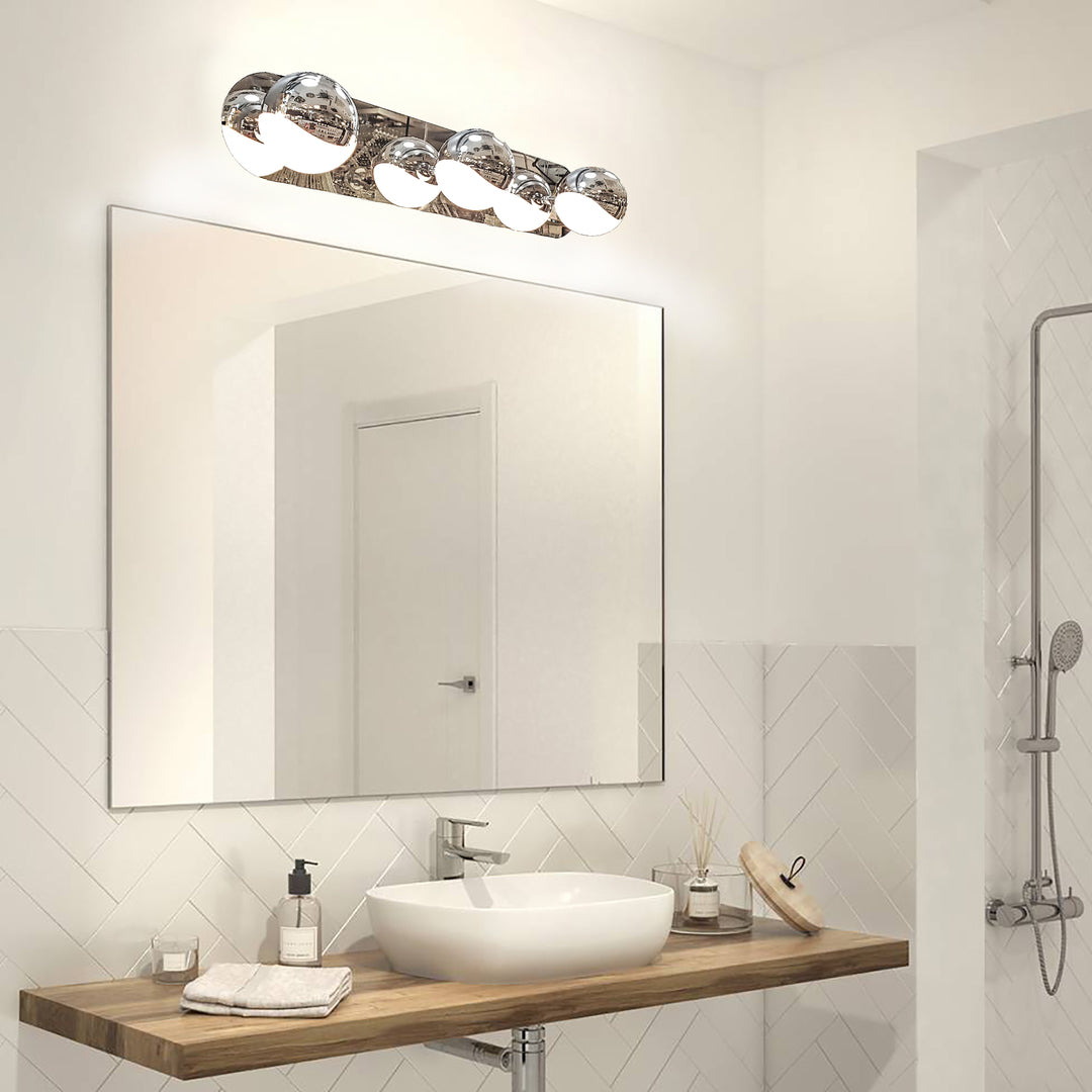 LED Steel Frame with Arcylic Diffuser Vanity Light