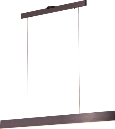 LED Aluminum Rectangular Frame with Acrylic Diffuser Linear Pendant