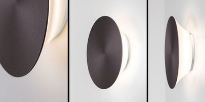 LED Aluminum Round Frame with Acrylic Diffuser Wall Sconce