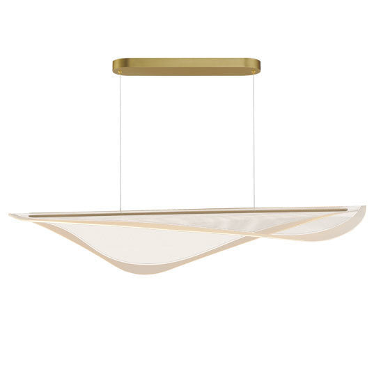 Manta - LED Linear Chandelier in Gold by ET2 Lighting
