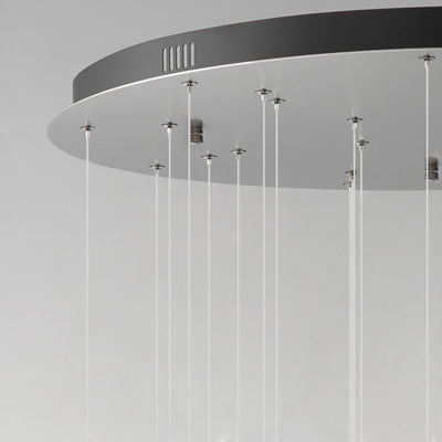 LED Steel Frame with Acrylic Diffuser Chandelier