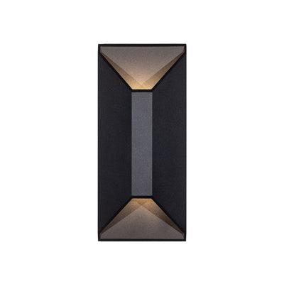 LED Black Frame With Up and Down Outdoor Wall Light