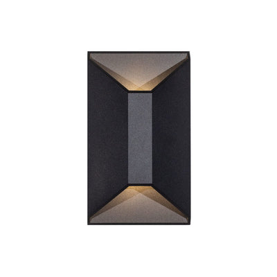 LED Black Frame With Up and Down Outdoor Wall Light