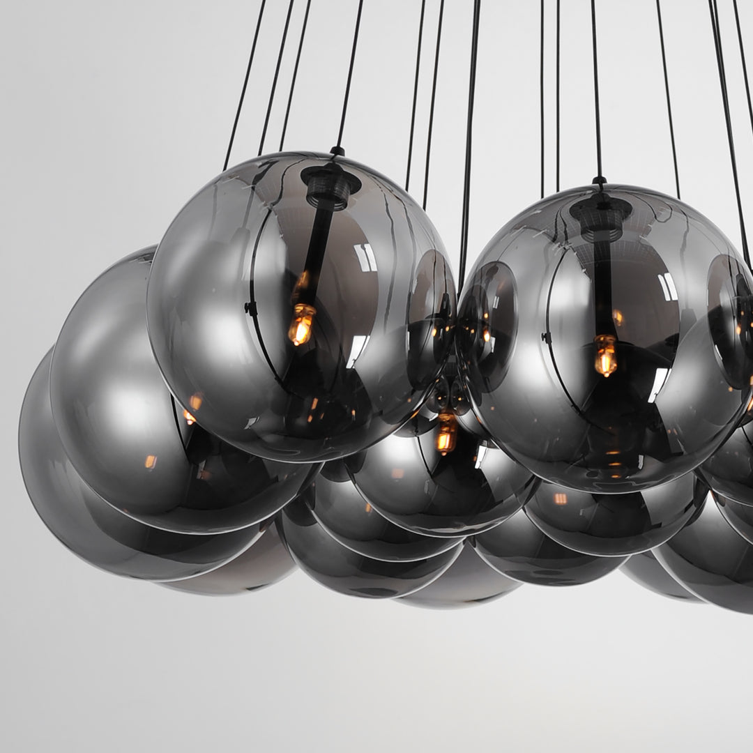 Burst - 20 Light LED Chandelier by ET2 Lighting - view 6