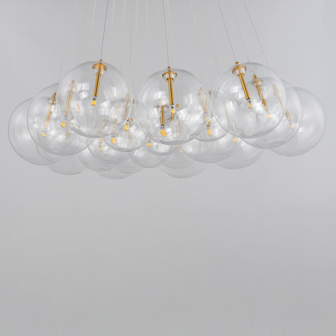 Burst - 20 Light LED Chandelier by ET2 Lighting - view 10