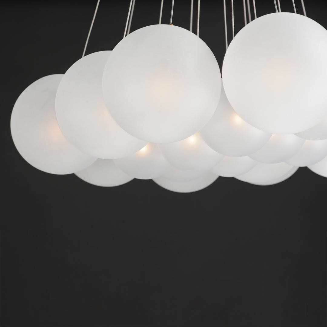 Burst - 20 Light LED Chandelier by ET2 Lighting - view 14