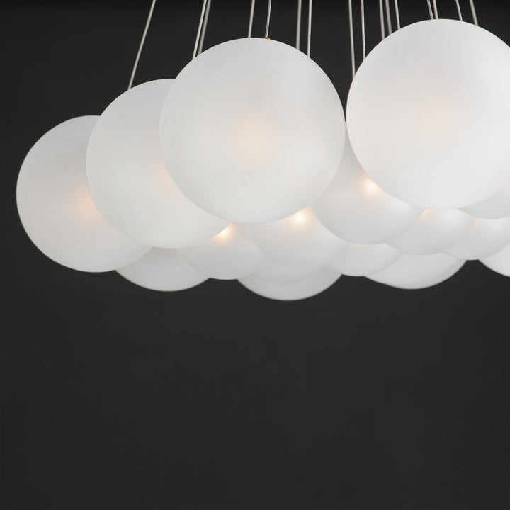 Burst - 20 Light LED Chandelier by ET2 Lighting - view 14