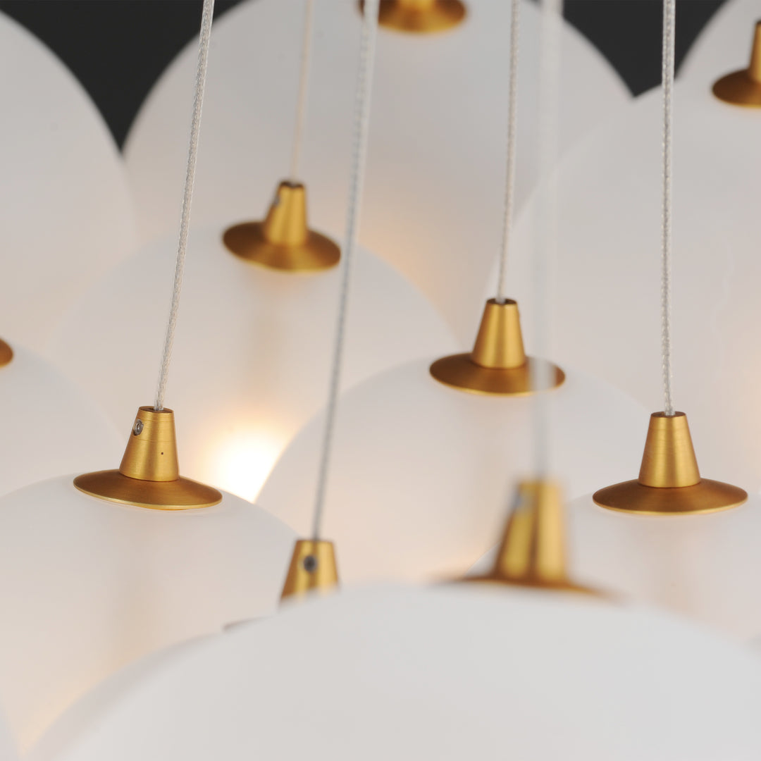 Burst - 20 Light LED Chandelier by ET2 Lighting - view 15