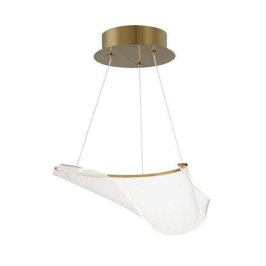 Rinkle - Modular 1 Light LED Pendant in French Gold by ET2 Lighting