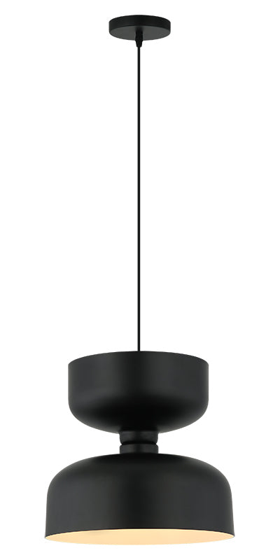 Steel Frame Pedestal Style Two Tier Shaped Pendant