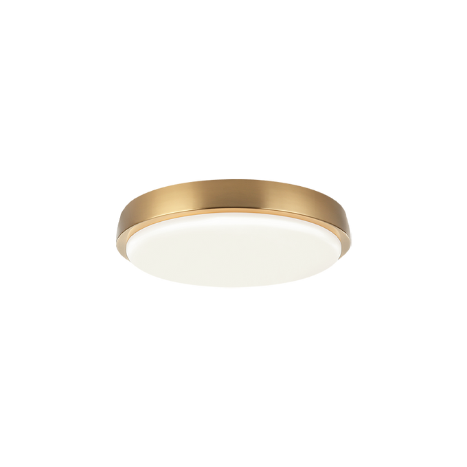 Steel Frame with White Acrylic Diffuser Flush Mount