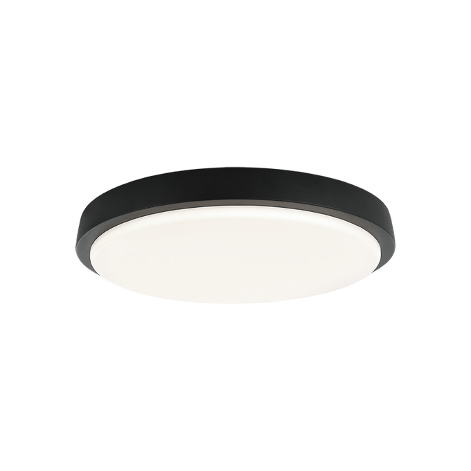 Steel Frame with White Acrylic Diffuser Flush Mount