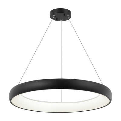 Steel Ring Frame with White Acrylic Diffuser Chandelier / Pendant