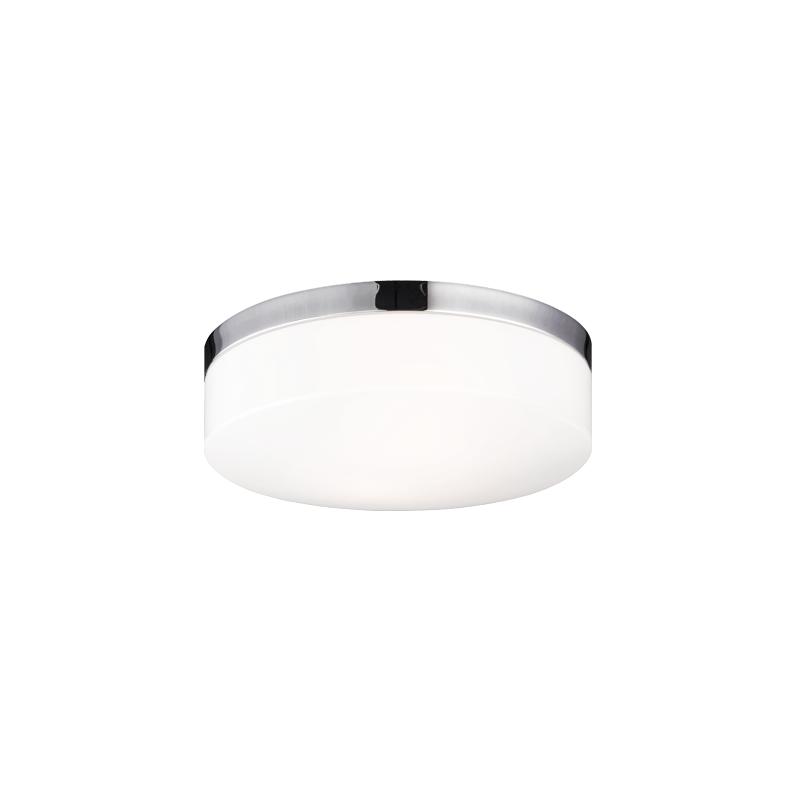 Steel Frame with White Acrylic Diffuser Flush Mount