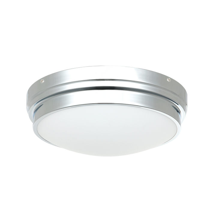 Fresh Colonial - Steel Frame with Acrylic Diffuser Flush Mount in Chrome by Matteo Lighting