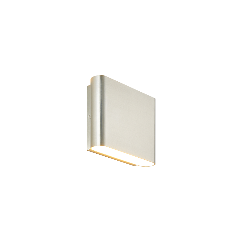 LED Curved Edge Steel Frame with Acrylic Diffuser Outdoor Wall Sconce