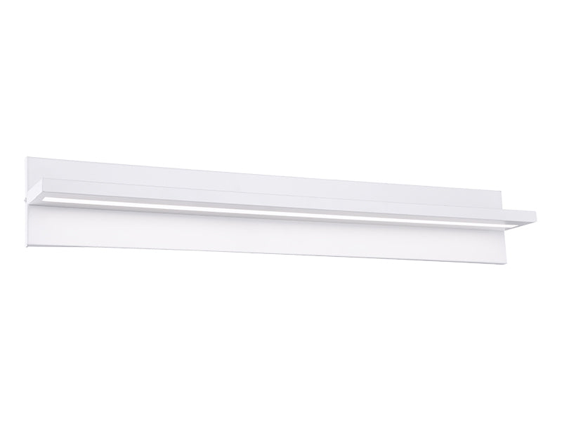 Beam - LED Steel Rectangular Frame with Acrylic Diffuser Vanity Light by Matteo Lighting - view 4