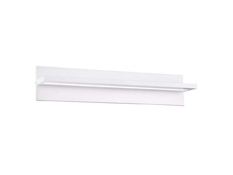 Beam - LED Steel Rectangular Frame with Acrylic Diffuser Vanity Light by Matteo Lighting - view 2