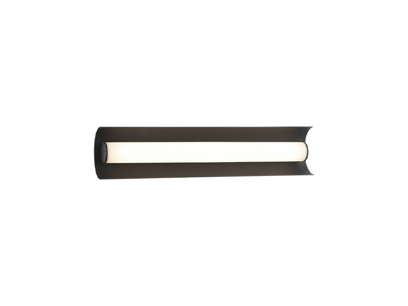 LED Curve Steel Frame with White Acrylic Diffuser Vanity Light