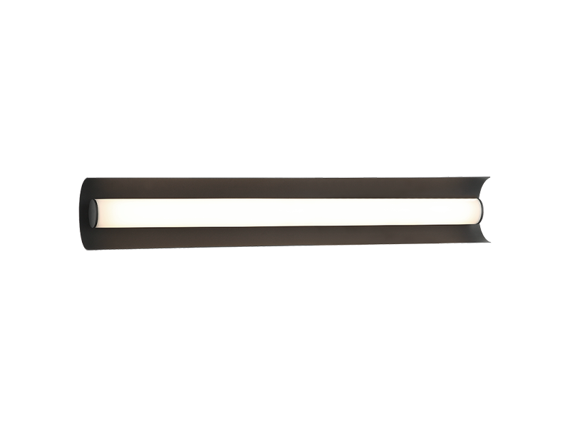 LED Curve Steel Frame with White Acrylic Diffuser Vanity Light
