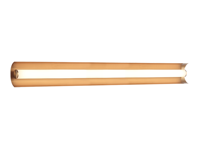 LED Curve Steel Frame with White Acrylic Diffuser Vanity Light